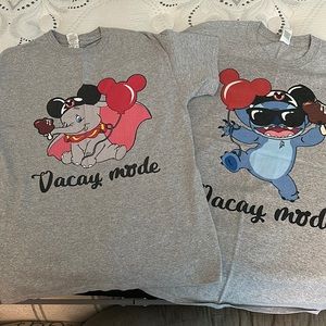 Disney world shirt set of 2